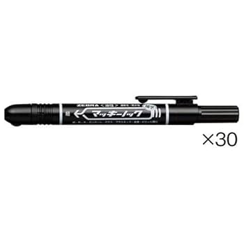 Amazon | ゼブラ マッキーノック 30本まとめ買いパック 黒